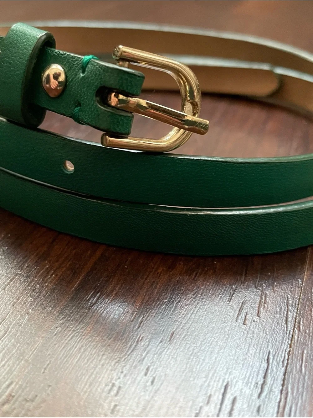 Ann Taylor Genuine Leather Belts w Gold Hardware | S